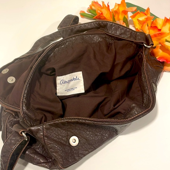 Aeropostale Brown Contemporary Shoulder Bag - Picture 3 of 5